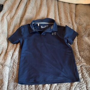 Under Armour Kids Dark Blue Polo